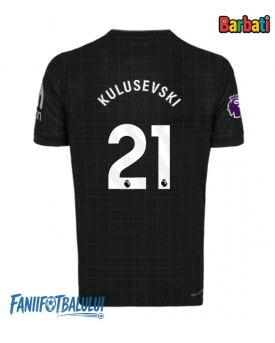 Tottenham Hotspur Dejan Kulusevski #21 Tricou Fotbal Replică 2025-26 Barbati Deplasare